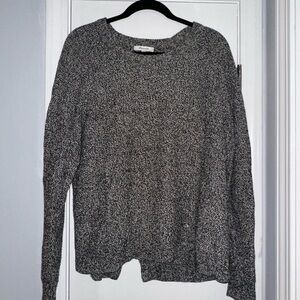 Madewell Black and White Knit Sweater